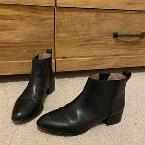 Madewell black booties